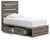 Graystorm - Brown Gray - Twin Panel Storage Bed (PCB2405B18) by Ashley