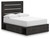 Hollivern - Dark Gray - Full Panel Storage Bed (PCB2108B15) by Ashley