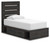 Hollivern - Dark Gray - Twin Panel Storage Bed (PCB2108B17) by Ashley