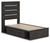 Hollivern - Dark Gray - Twin Panel Storage Bed (PCB2108B17) by Ashley