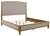 Sharlance - Light Brown - King Upholstered Panel Bed (B895B6) by Ashley