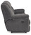 Foreside - Charcoal - Reclining Sofa (3810488) by Ashley
