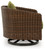 Horizon Hall - Brown/Green - Outdoor Swivel Lounge Chair with Cushion (P572-821) by Ashley
