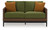 Horizon Hall - Brown/Green - Outdoor Loveseat with Cushion (P572-835) by Ashley