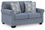 Carissa Manor - Denim - Loveseat (3260435) by Ashley