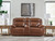 Healy Pier - Chocolate - Power Reclining Loveseat with Console (U1120418) by Ashley