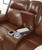 Healy Pier - Chocolate - Power Reclining Loveseat with Console (U1120418) by Ashley