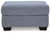 Carissa Manor - Denim - Ottoman (3260414) by Ashley