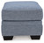 Carissa Manor - Denim - Ottoman (3260414) by Ashley