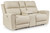 Dahlmoore - Almond - Power Reclining Loveseat with Console (U1320096) by Ashley