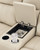 Dahlmoore - Almond - Power Reclining Loveseat with Console (U1320096) by Ashley