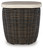 Kimora - Beige/Dark Brown - Outdoor End Table (P711-702) by Ashley