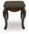 Maylee - Dark Brown - End Table (T617-3) by Ashley