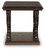 Maylee - Dark Brown - End Table (T647-2) by Ashley