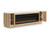 Camdill - Light Brown - 80" TV Stand with Electric Fireplace (W808W1) by Ashley