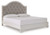 Blendon - Rustic Brown - King Upholstered Panel Bed (B747B3) by Ashley