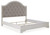 Blendon - Rustic Brown - King Upholstered Panel Bed (B747B3) by Ashley