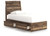 Chirason - Brown - Twin Panel Bed with Storage (PCB3367B27) by Ashley