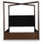 Dilenno - Dark Brown - King Canopy Bed (PCB857B6) by Ashley