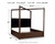 Dilenno - Dark Brown - California King Canopy Bed (PCB857B7) by Ashley