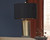 Jacek - Gray/Brass Finish - Table Lamp (Set of 2) (L243164) by Ashley