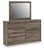 Elbrim - Brown - Dresser and Mirror (PCB2005B1) by Ashley
