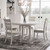 Backroads - Weathered White & Parchment - 5 Piece Pedestal Table Set (142-DR-5PDS) by Liberty Furniture