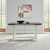 Brook Bay - Textured White w/ Carbon Gray Tops - Gathering Trestle Table Set (182-CD-GTTS) by Liberty Furniture Brook Bay - Textured White w/ Carbon Gray Tops - Gathering Trestle Table Set (182-CD-GTTS) by Liberty Furniture