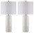 Steuben - White - Table Lamp (Set of 2) (L177904) by Ashley