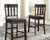 Haddigan - Dark Brown - Counter Height Bar Stool (Set of 2) (D596-124) by Ashley