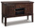Haddigan - Dark Brown - Dining Server (D596-60) by Ashley