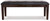 Haddigan - Dark Brown - Dining Bench (D596-00) by Ashley