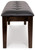 Haddigan - Dark Brown - Dining Bench (D596-00) by Ashley