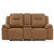 Callihan - York Butternut Leather - Loveseat w/ Console P3 & ZW (7018BU-23P) by Liberty Furniture Callihan - York Butternut Leather - Loveseat w/ Console P3 & ZW (7018BU-23P) by Liberty Furniture