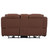 Caswell - Nature Chestnut Leather - Loveseat w/ Console P2 & ZG (7020CN-22P) by Liberty Furniture Caswell - Nature Chestnut Leather - Loveseat w/ Console P2 & ZG (7020CN-22P) by Liberty Furniture