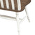 Al Fresco - Graphite & Whitestone - Slat Back Bench (741-C9000B) by Liberty Furniture