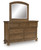 Feddinger - Medium Brown - Dresser and Mirror (PCB779B1) by Ashley