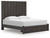 Fraluna - Charcoal - King Panel Storage Bed (PCB3370B9) by Ashley