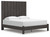 Fraluna - Charcoal - King Panel Bed (PCB3370B8) by Ashley