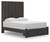 Fraluna - Charcoal - Queen Panel Storage Bed (PCB3370B4) by Ashley