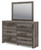 Graystorm - Brown Gray - Dresser and Mirror (PCB2405B1) by Ashley