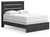 Hollivern - Dark Gray - Queen Panel Bed (PCB2108B2) by Ashley