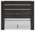 Hollivern - Dark Gray - Queen Panel Bed (PCB2108B2) by Ashley