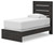 Hollivern - Dark Gray - Twin Panel Bed (PCB2108B11) by Ashley