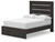 Hollivern - Dark Gray - Full Panel Storage Bed (PCB2108B15) by Ashley