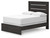 Hollivern - Dark Gray - Full Panel Bed (PCB2108B12) by Ashley