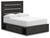 Hollivern - Dark Gray - Full Panel Bed with Storage (PCB2108B16) by Ashley