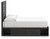 Hollivern - Dark Gray - Full Panel Bed with Storage (PCB2108B16) by Ashley