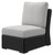 Beachcroft - Black/Light Gray - 5-Piece Outdoor Sectional (P792P6) by Ashley