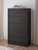 Fraluna - Charcoal - Chest of Drawers (PCB3370-46) by Ashley